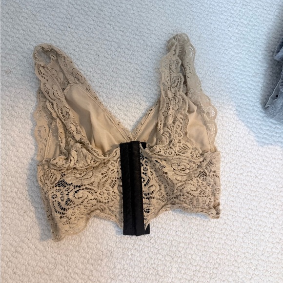 Bebe Elegant Lace Bralette - Cream - Picture 3 of 3